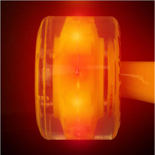 Santa Cruz *Light Ups* OG Slime Balls Wheels Red/Yellow LED 60MM 78A - Image 5