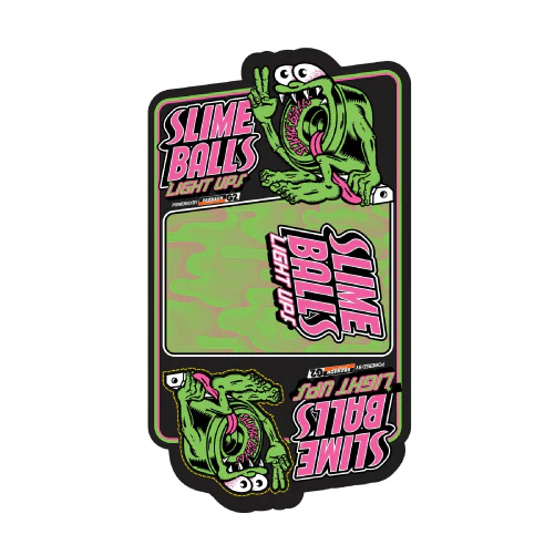 Santa Cruz *Light Ups* OG Slime Balls Skateboard Wheels Transparent Blue 66MM 78A - Image 5