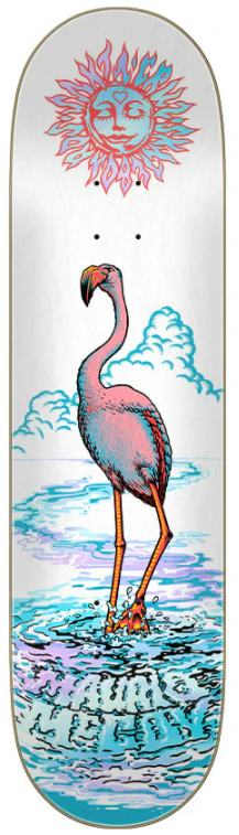 Santa Cruz Maurio McCoy Pro Flamingo VX Skateboard Deck 8.25" - Image 2