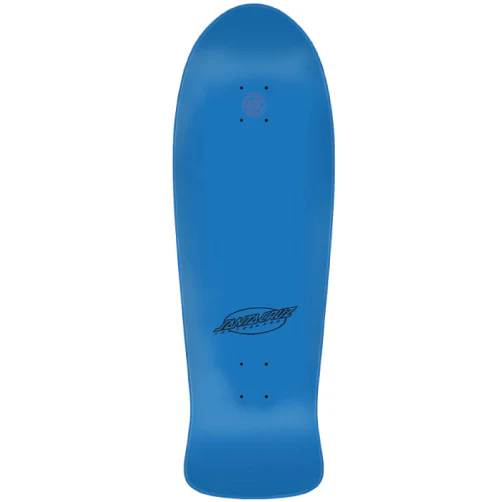 Santa Cruz Meek Slasher OG Shaped Reissue Skateboard Deck Blue 10.1" - Image 3