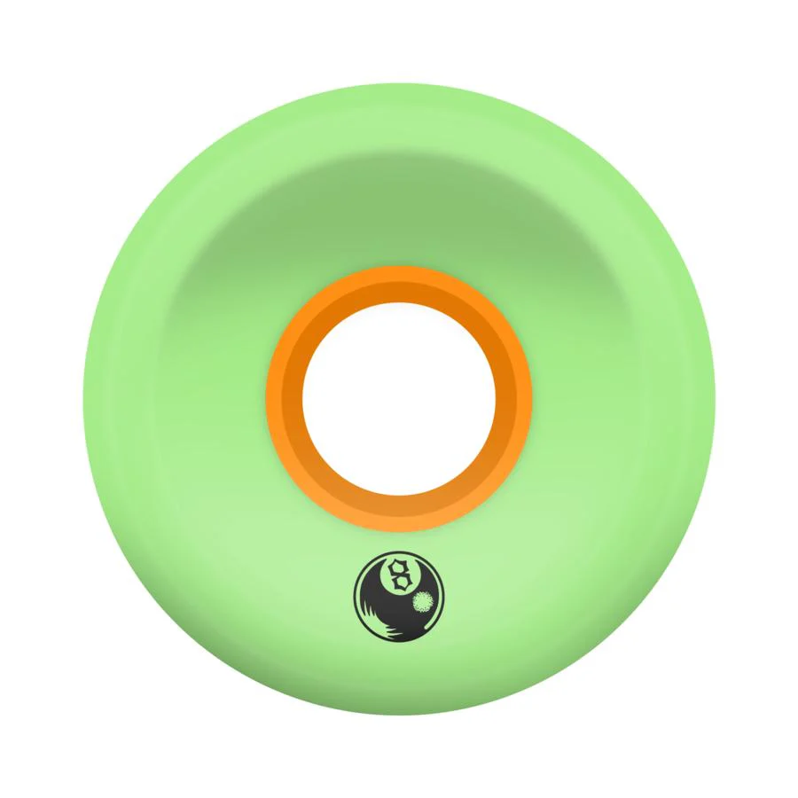 Santa Cruz Erick Winkowski Mini OG Slime Balls Skateboard Wheels Lime 54.5MM 78A - Image 2