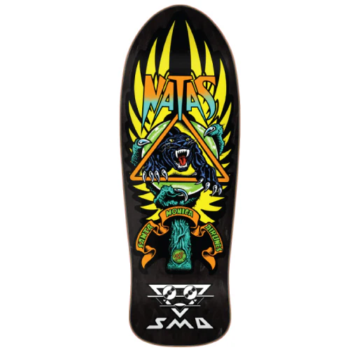 Santa Cruz Natas Panther Lenticular Shaped Reissue Skateboard Deck 10.538" - Image 5