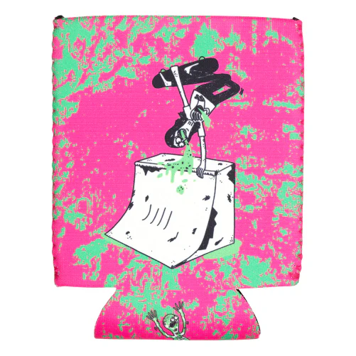 Santa Cruz OG Slime Balls Jay Howell Skateboard Wheels Pink/Green Swirl 60MM 78A - Image 4
