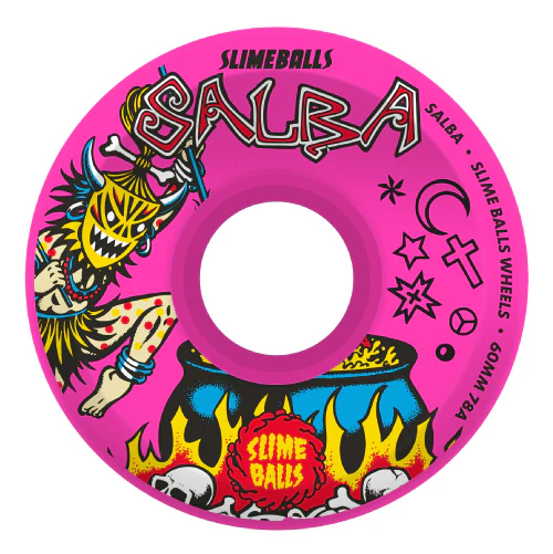 Santa Cruz OG Slime Balls Salba Witch Doctor Reissue Skateboard Wheels 60MM 78A
