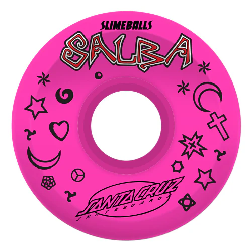 Santa Cruz OG Slime Balls Salba Witch Doctor Reissue Skateboard Wheels 60MM 78A - Image 2