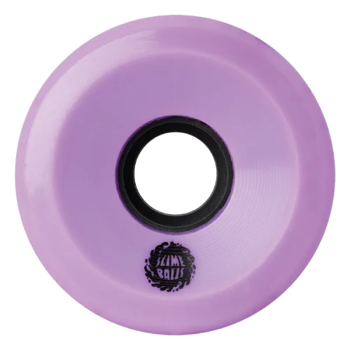Santa Cruz OG Slime Balls Skateboard Wheels Purple 66MM 78A - Image 2