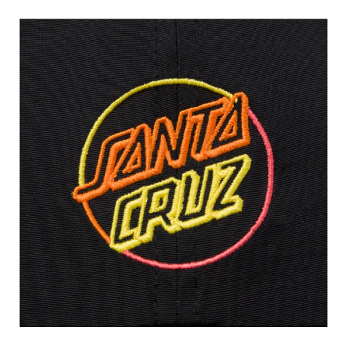 Santa Cruz Opus Strapback Mid Profile Black Hat - Image 5