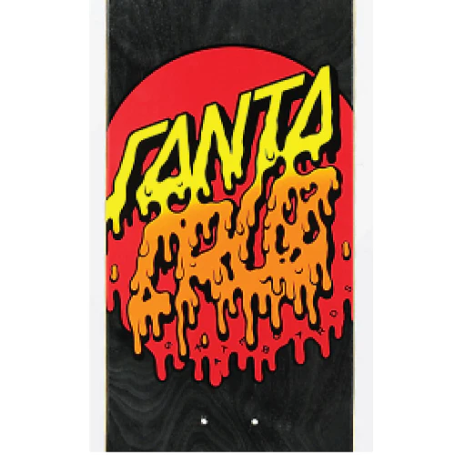 Santa Cruz Rad Dot Skateboard Deck Black 8.0" - Image 2