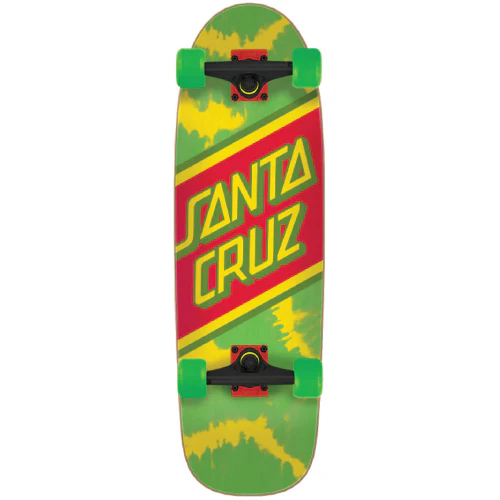 Santa Cruz Rasta Tie Dye Street Cruiser Complete 29.05"