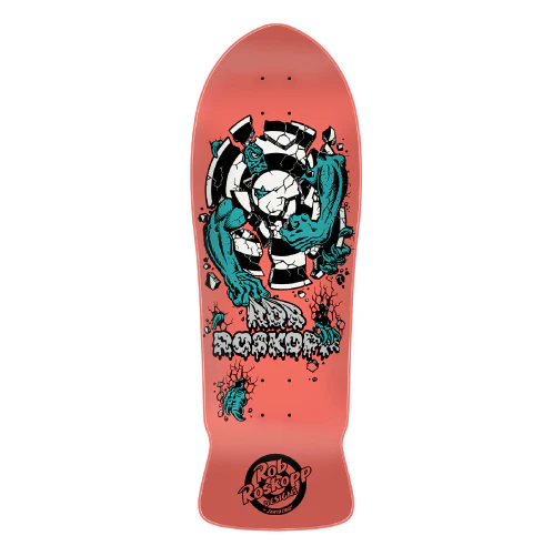 Santa Cruz Roskopp Three Skateboard Deck Safety Orange 10.17" - Image 3