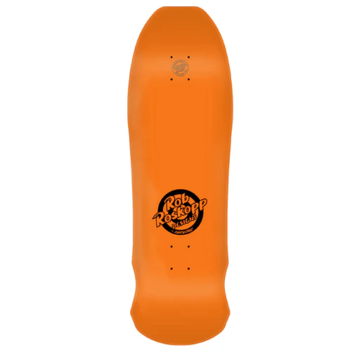 Santa Cruz Roskopp Face Reissue Skateboard Deck Orange 9.5" - Image 3