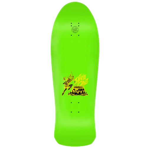 Santa Cruz Salba Tiger Shaped Skateboard Deck 10.3" - Image 3
