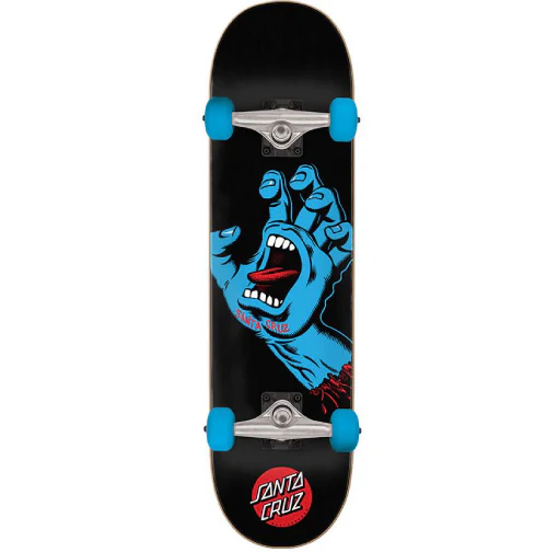 Santa Cruz Screaming Hand Complete Skateboard Black 8.0"