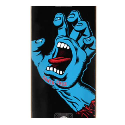Santa Cruz Screaming Hand Complete Skateboard Black 8.0" - Image 2