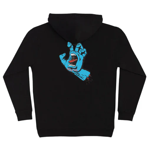 Santa Cruz Screaming Hand Logo Hoodie - Black