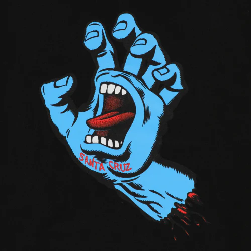 Santa Cruz Screaming Hand Logo Hoodie - Black - Image 5