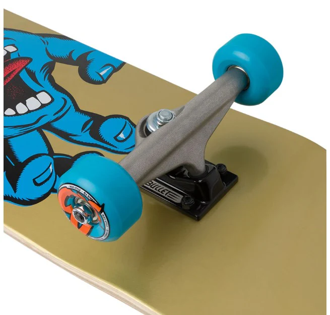 Santa Cruz Screaming Hand Complete Skateboard Gold 8.25" - Image 4
