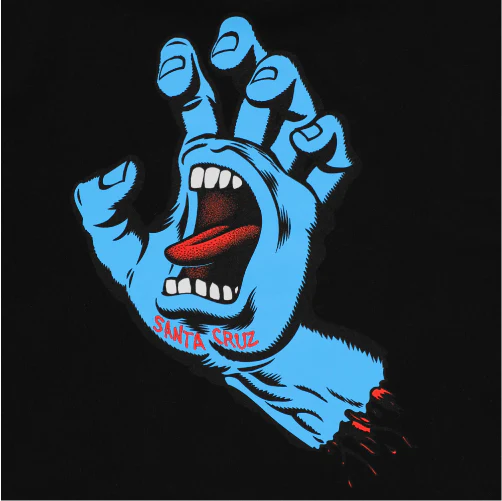 Santa Cruz Screaming Hand Tee - Black - Image 5