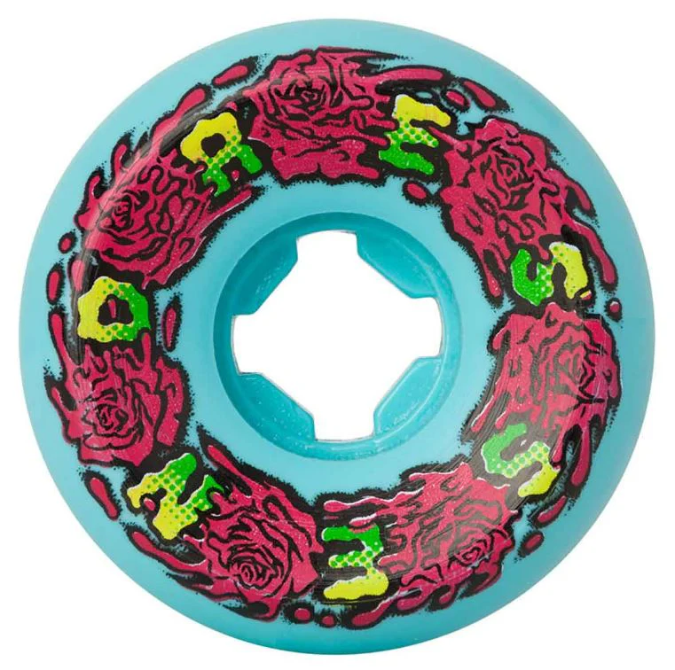 Santa Cruz Slime Balls Eric Dressen Pro Vomit Mini Wheels Turquoise 56MM 97A
