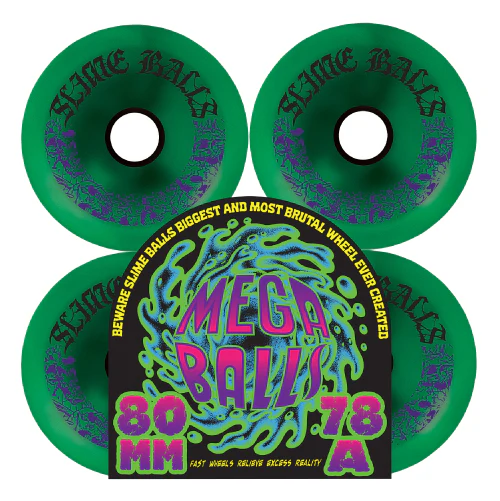 Santa Cruz Slime Balls Mega Balls Skateboard Wheels 80MM 78A - Image 4