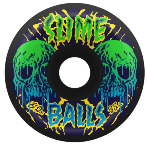 Santa Cruz Slime Balls Skull Vomits Skateboard Wheels 60MM 95A