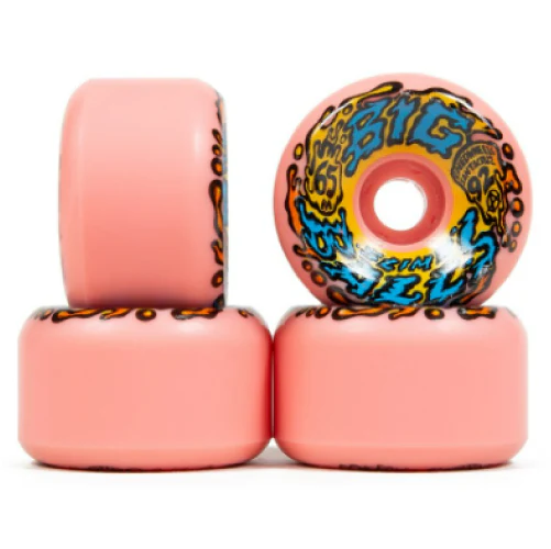 Santa Cruz Slime Balls Big Balls Speedwheels Reissue Skateboard Wheels Pink 65MM 92A - Image 4