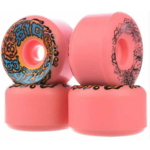Santa Cruz Slime Balls Big Balls Speedwheels Reissue Skateboard Wheels Pink 65MM 92A - Image 5