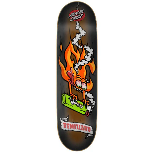 Santa Cruz Tom Remillard Lit AF Skateboard Deck 8.6"