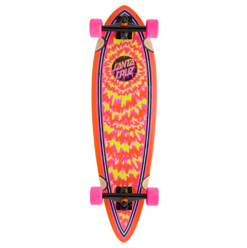 Santa Cruz Toxic Dot Pintail Longboard Complete 33.0"