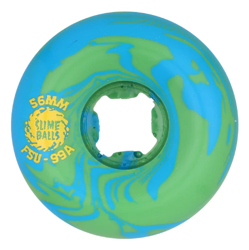 Santa Cruz Vomit Mini Slime Balls Greyson Fletcher Skateboard Wheels 56MM 99A - Image 2