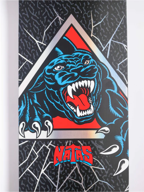 Santa Cruz VX Natas Shattered Panther Skateboard Deck 9" - Image 3