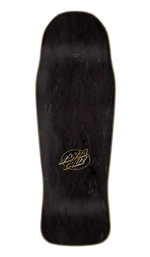 Santa Cruz Winkowski Primeval Shaped Gold Skateboard Deck 10.34" - Image 3