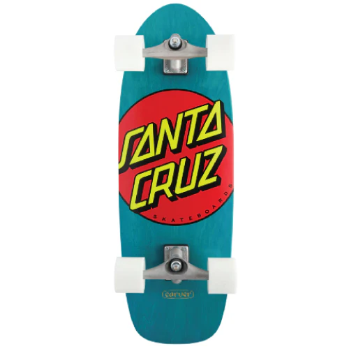 Santa Cruz X Carver Classic Dot Surf Skate Cruiser Complete 31.45"