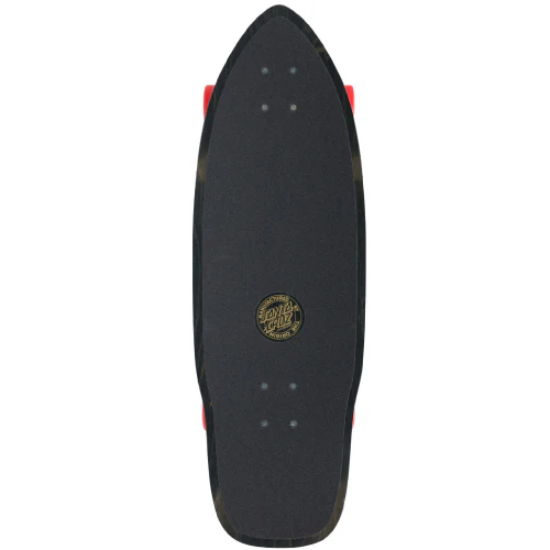 Santa Cruz X Carver Flamed Not a Dot Cut Back Surf Skate Cruiser Complete 29.95" - Image 3