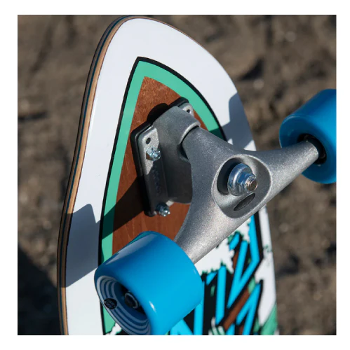 Santa Cruz X Carver Wave Dot Cut Back Surf Skate Cruiser Complete 29.95" - Image 3