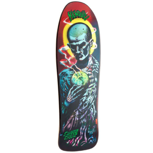 Santa Cruz X Stranger Things Kendall Eleven Shaped Skateboard Deck 9.75" - Image 3