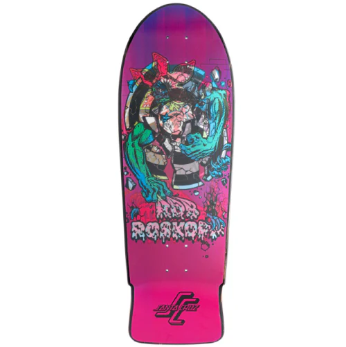 Santa Cruz X Stranger Things Roskopp Demogorgon Shaped Skateboard Deck 10.25"