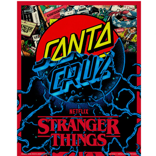 Santa Cruz X Stranger Things Roskopp Demogorgon Shaped Skateboard Deck 10.25" - Image 5