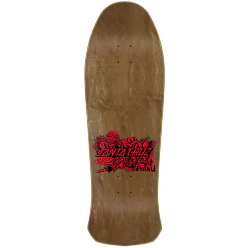 Santa Cruz X Thrasher Steve Salba Oops Shaped Skateboard Deck 10.4" - Image 4
