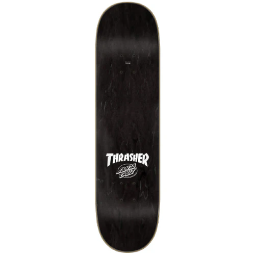 Santa Cruz X Thrasher Screaming Flame Logo Skateboard Deck 8.0" - Image 3