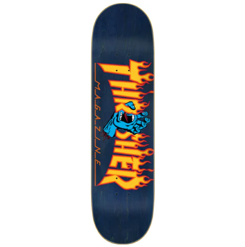Santa Cruz X Thrasher Screaming Flame Logo Skateboard Deck 8.25"