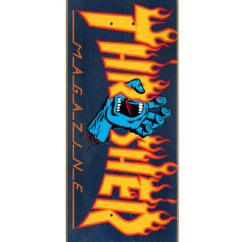 Santa Cruz X Thrasher Screaming Flame Logo Skateboard Deck 8.25" - Image 2