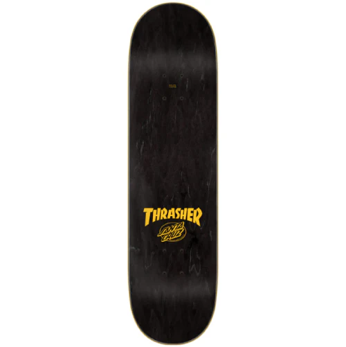 Santa Cruz X Thrasher Screaming Flame Logo Skateboard Deck 8.25" - Image 3