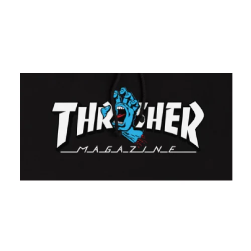 Santa Cruz X Thrasher Screaming Hand Logo Hoodie - Black - Image 2