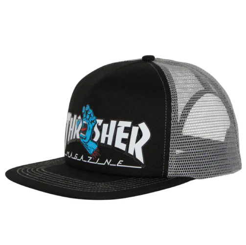 Santa Cruz  X Thrasher Screaming Hand Trucker Hat - Image 2