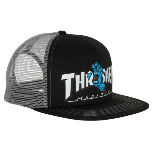 Santa Cruz  X Thrasher Screaming Hand Trucker Hat - Image 4