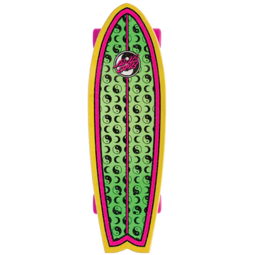 Santa Cruz Yin Yang Dot Shark Cruiser Complete 27.7" - Image 3