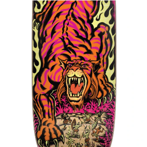 Santa Cruz Steve Alba Tiger Pop VX Skateboard Deck 9.25" - Image 2