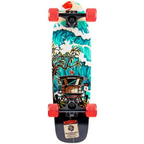 Sector 9 Bambino Shorebreak Bamboo Cruiser Complete 26.5"