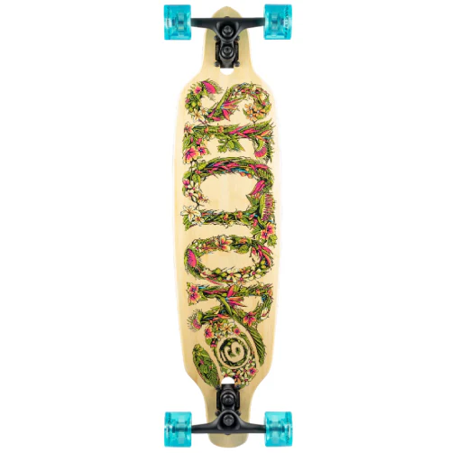 Sector 9 Fractal Flora Sidewinder Bamboo Longboard Complete 36"